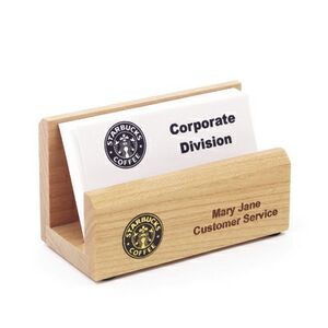 Maple Business Card Holder
