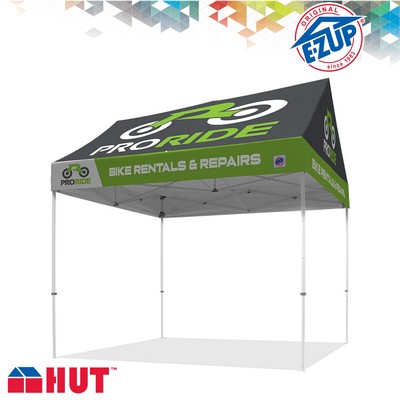 Hut™ 10' x 10' Digital Print Professional Tent w/ Steel Frame