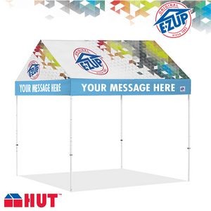 Hut Full Bleed Digital Professional Tent w/Steel Frame (10' x 10')