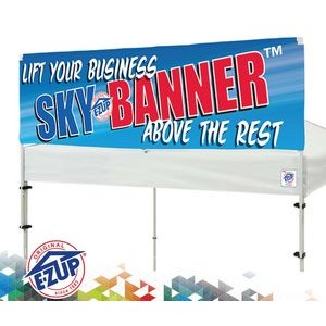 8' E-Z UP® Sky Banner w/Attachment Hardware