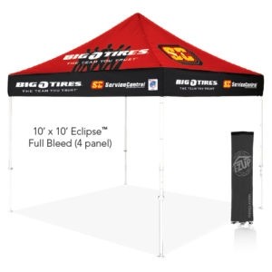 Eclipse Color Imprint Professional Tent w/Aluminum Frame (10' x 10')