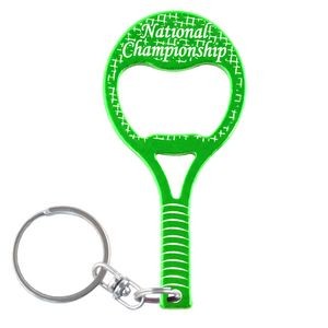 Tennis Racket Key Chain w/Bottle Opener