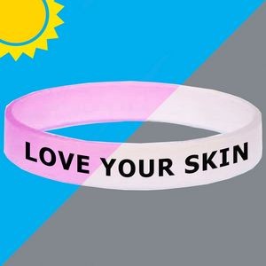 ½" Color-Filled UV Reacting Wristband