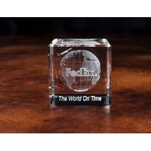 Standard Crystal Cube Award (4
