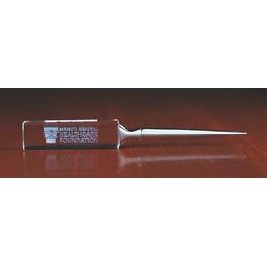 Crystal Letter Opener (1 1/8"x8 5/8"x1/2")