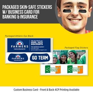 Skin Safe Cheek Stickers for Banks