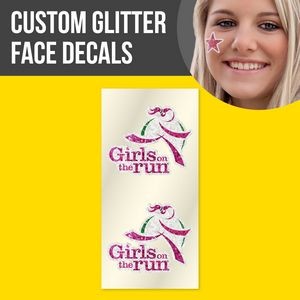 Customized Glitter Under Eye Decals (custom shape)
