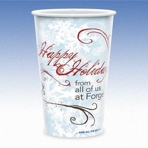 22 oz-Reusable White Plastic Cups
