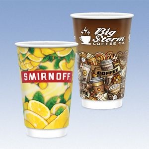 16 oz-Vx2 Gloss Double Wall Insulated Paper Cups