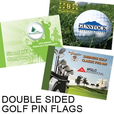 Golf Course Flag Custom Double Sided