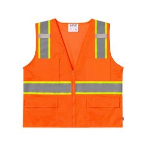 ANSI Class 2 Deluxe 8 Pocket Vest with Pocket