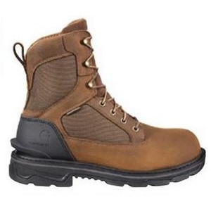 8" Carhartt® Men's Brown Alloy Toe Ironwood Waterproof Work Boot