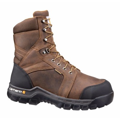 8" Carhartt® Men's Waterproof Internal Met Guard Composite Toe Work Boots