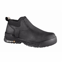 4" Carhartt® Men's Force® Composite Toe Waterproof Slip On Black Work Shoes