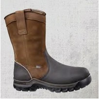 11" Carhartt® Men's Waterproof Internal Met Guard Work Boots w/Black PU Coated Leather