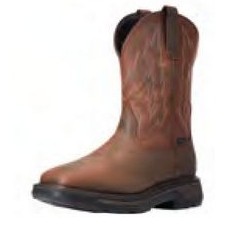 Ariat® Dark Brown/Distressed Brown Big Rig H2O Composite Toe Boots