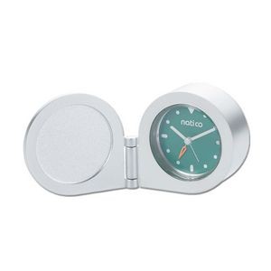 Round Alarm Clock in Tin Box