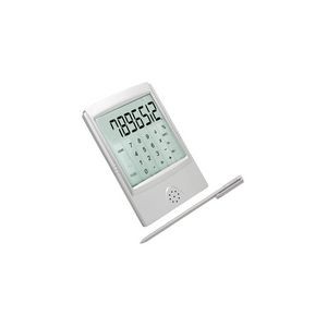 Touch Screen Travel Alarm Clock & Calculator