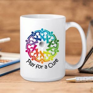 11 Oz. Sublimated Ceramic Full Color Glossy Coffee Mug