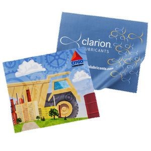 Micro Fiber Cleaning Cloth (5.90" x 7.08") 230 gsm 1 side imprint four color process