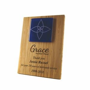Eco Conscious Glass Tile Award Plaque (8