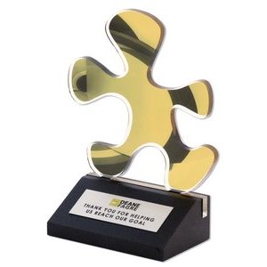 Puzzle Plaque Individual Winner Trophy (7")