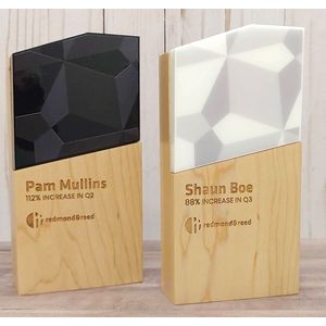 Maple Geo Baseless Acrylic Top Award