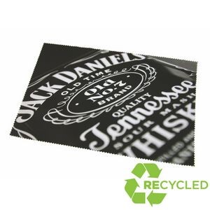 RPET (Recycled) Full Color Microfiber Cloth - 8" x 12"