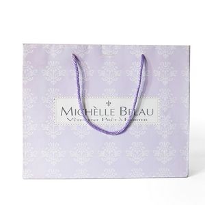 210g C1S paper bag with full color imprint on all sides (8.25*10.5*4")