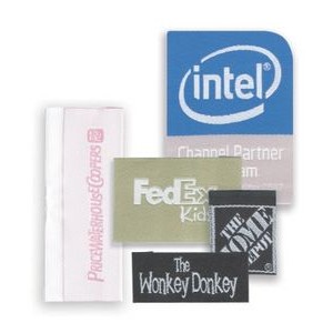 Up to 1 Square Inch Woven Labels