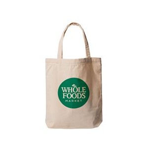 Cotton Canvas Tote with Silkscreen Imprint (Air Import)
