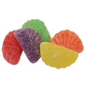 175g Fruit Slice Gummies with Full Color Label
