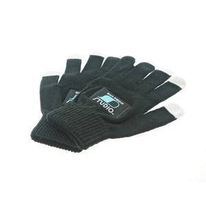 Texting Gloves - Woven Patch - Ocean Import