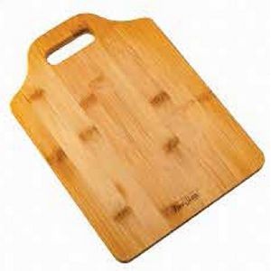 Medium Flow Bamboo Cutting Board w/Handle
