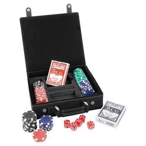 Leatherette Poker Set