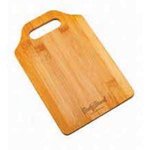 Small Flow Bamboo Cutting Board w/Handle