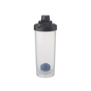 Plastic Shaker Water Bottle with Mixer, 24 oz.