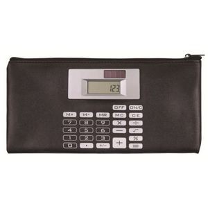 Leatherette Multi-purpose Pouch with Calculator