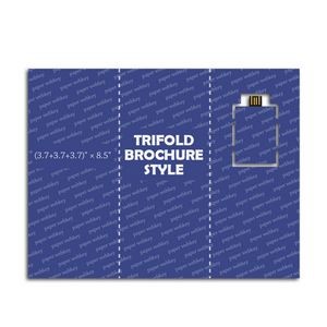 8.5 inch Paper Webkey Trifold Brochure