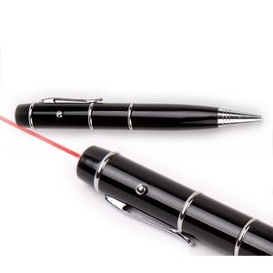 128 MB 3-in-1 Pen Laser Pointer USB Flash Drive