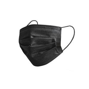 Black 3-ply Disposable Face Mask