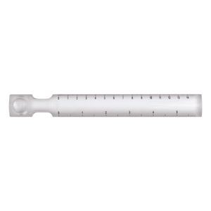 2-in-1 Acrylic Ruler with Magnifier