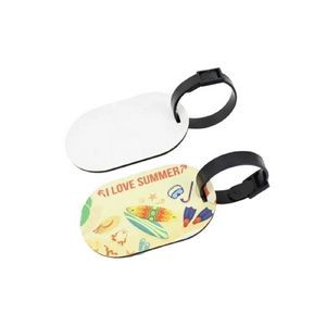 Double-Sided Full Color Fiberboard Luggage Tag