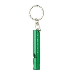Safety Whistle Aluminum Keychain
