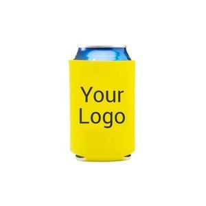 Colorful Collapsible Neoprene Can Cooler, 12 oz.
