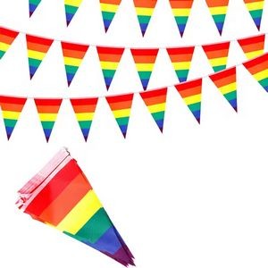 12" x 8" Triangle Spring Bunting Flag