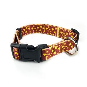 Large Polyester Pet Collar W/ Buckle Release