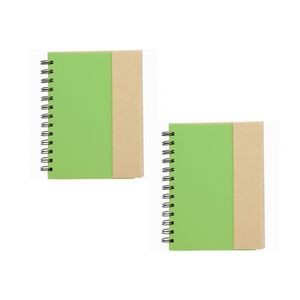 Eco-friendly Magnetic Two-Tone Spiral Notebook