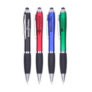 Colored Barrel Grip Stylus Pen