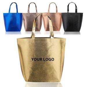 Urban Glow Metallic Drawstring Bags
